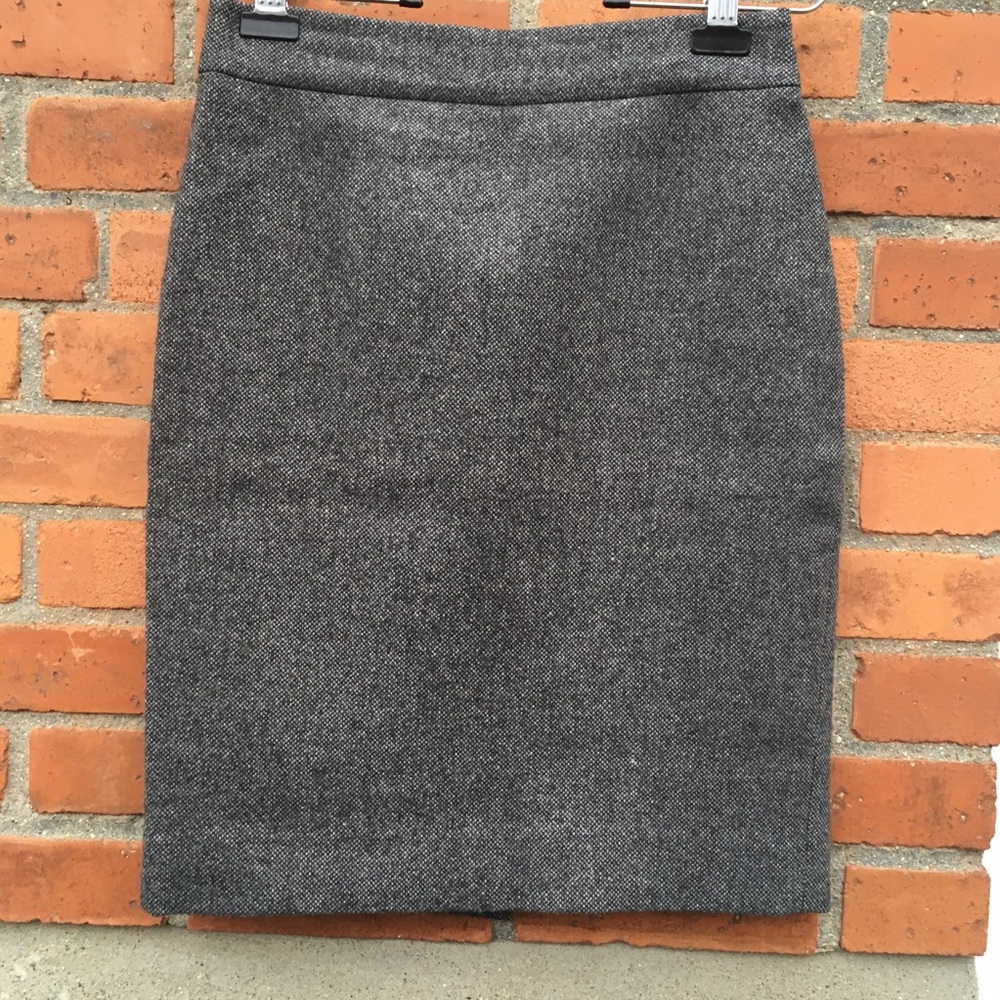 J.Crew petite no. 2 pencil wool skirt